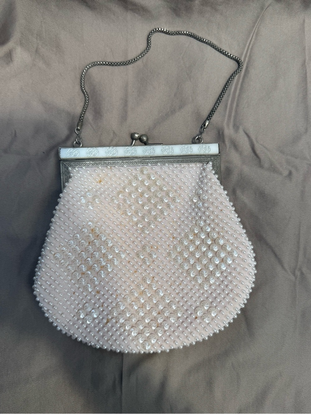 Vintage 1950s Beaded Evening Bag